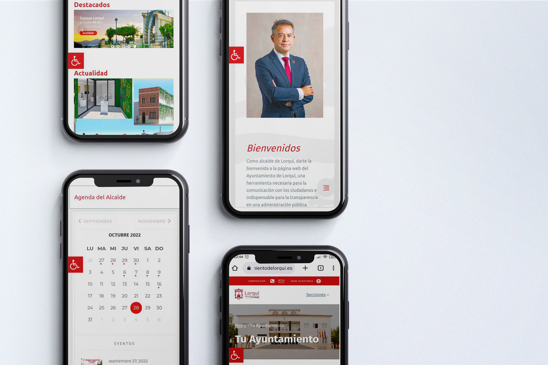 Diseño web Ayto. de Lorquí