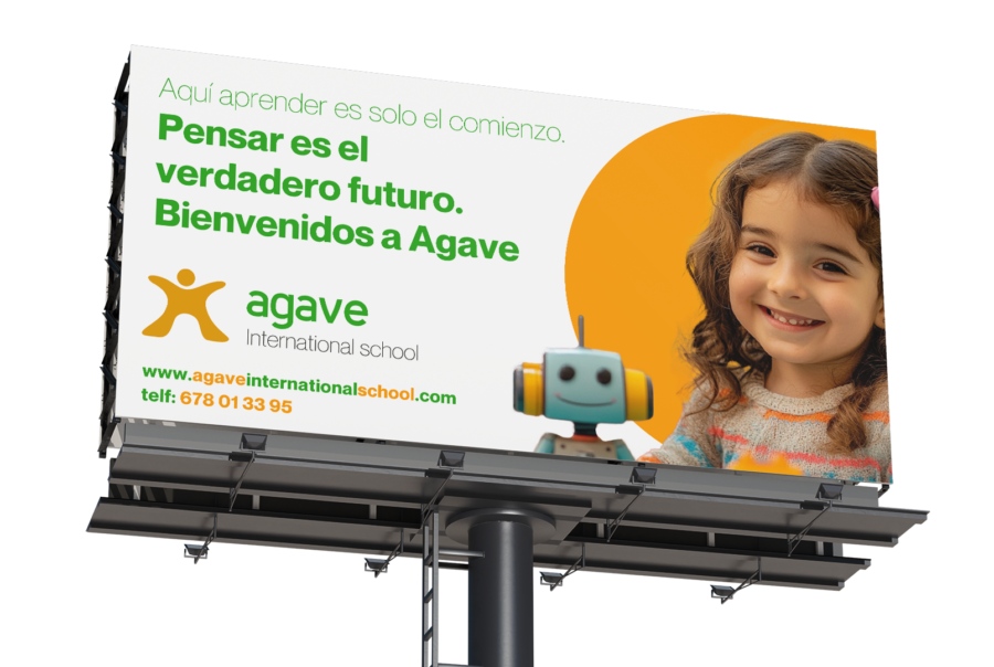 campaña creativa Agave International School
