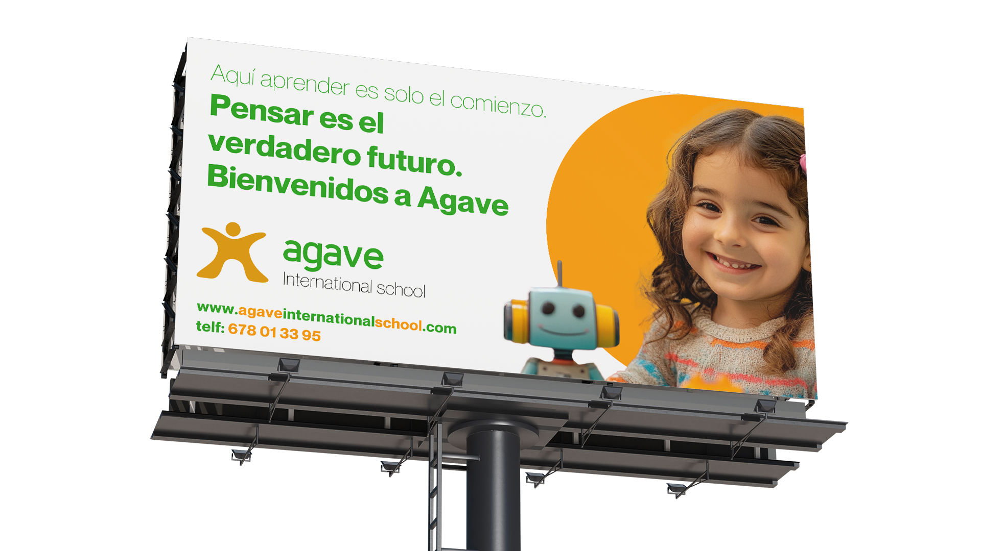 campaña creativa Agave International School